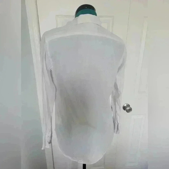 H&M Size 4 Cotton White Button Down - Picture 3 of 4